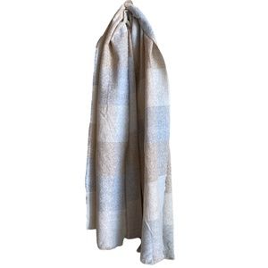 NWT Old Navy Checker Print One Size Cream & Brown Scarf